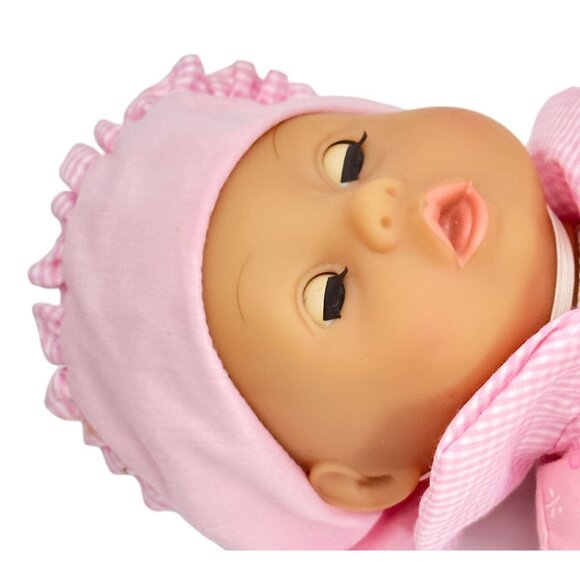 Bayer Reborn Doll Vintage Doll 17 inch Soft Body Pink Clothing - Picture 7 of 15